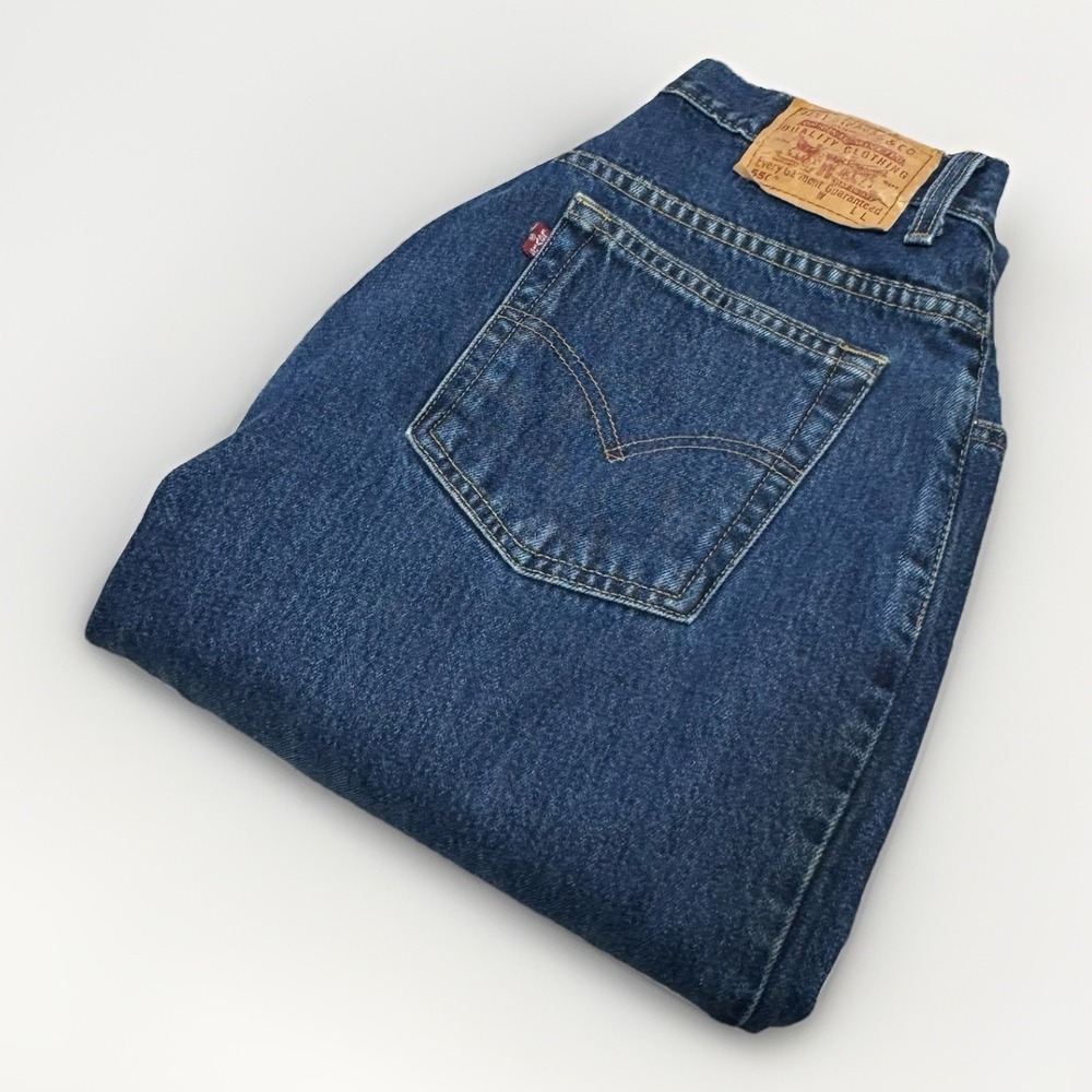 Vintage Levi's 550 Women's High Rise Jeans 16 Reg L (32x32) Relaxed Fit Tapered